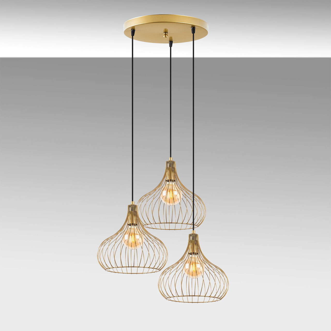 Lustra, Fulgor, 942FLG1606, Metal, Auriu - 2 | YEO