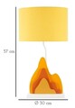 Lampa de masa Color -A, Mauro Ferretti, 1 x E27, 40W, 30x30x57 cm, MDF/fier, multicolor