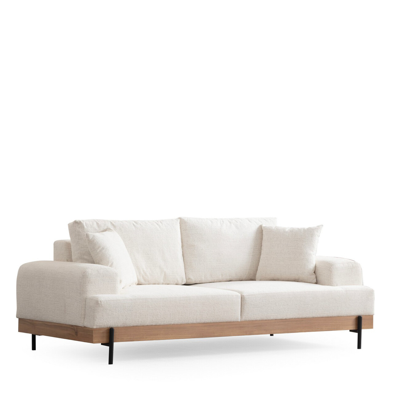 Canapea 3 locuri, Atelier del Sofa, 560ARE2120, Alb - imagine 8