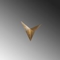 Aplica de perete, Bird - 3203, Tatum, 34 x 5 x 34 cm, 1 x G9, 10W, aramiu antic