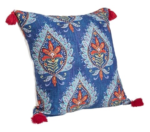 Perna decorativa kilim, bizzotto, 45x45 cm, policoton, multicolor