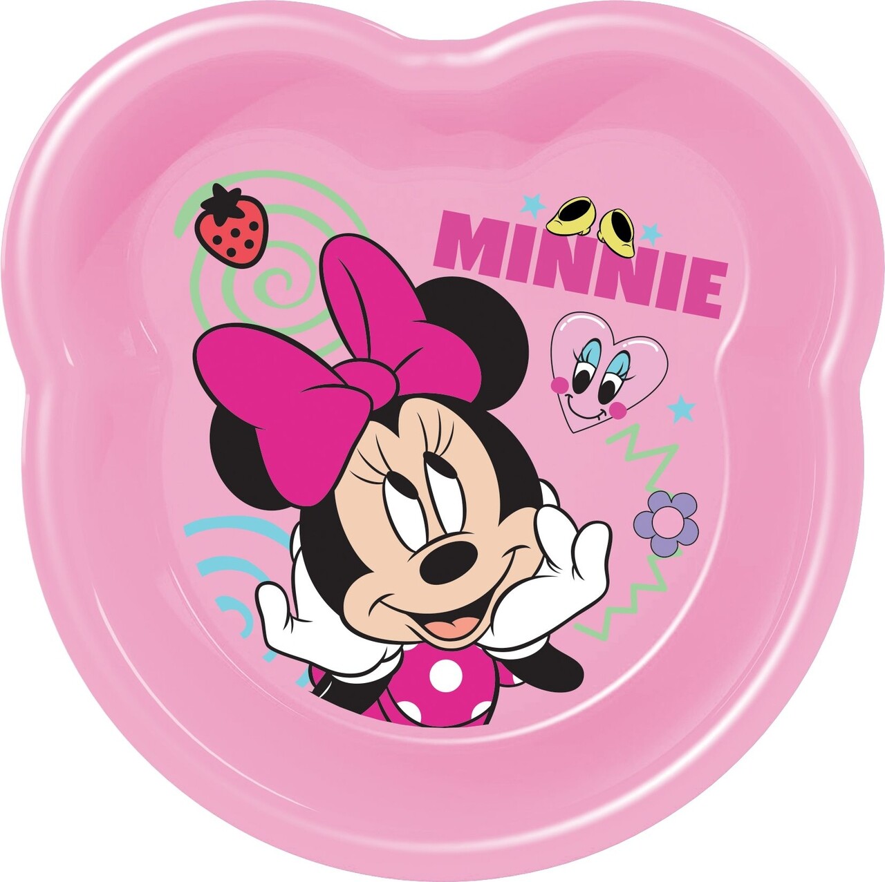 Bol Minnie, Disney, 21x21x2 Cm, Plastic, Roz