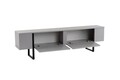 Comoda TV, Nordure, Serenity, 180x50x29 cm, PAL, Gri/Negru