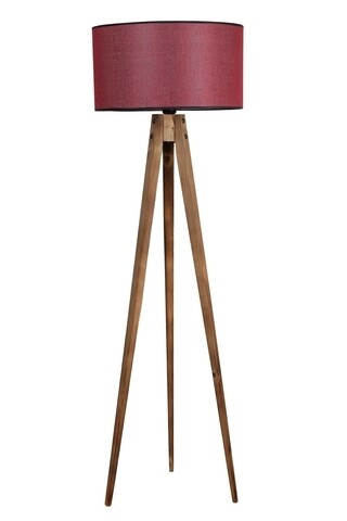 Lampadar, Luin, 8285-1, E27, 60 W, lemn/textil 8285-1