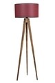 Lampadar, Luin, 8285-1, E27, 60 W, lemn/textil