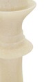 Statueta / figurina decorativa Queen Quarzy, Mauro Ferretti, 12x12x36 cm, polirasina, alb/auriu