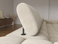 Coltar extensibil dreapta 3 locuri ELTAP, LT-18AU, Felro, 285x181x93 cm, lemn/poliester, bej inchis