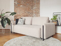 Canapea extensibila 3 locuri, ELTAP, SO-ARC-BL-18JAR, Arcadova, 244x97x97 cm, lemn/poliester, bej/negru