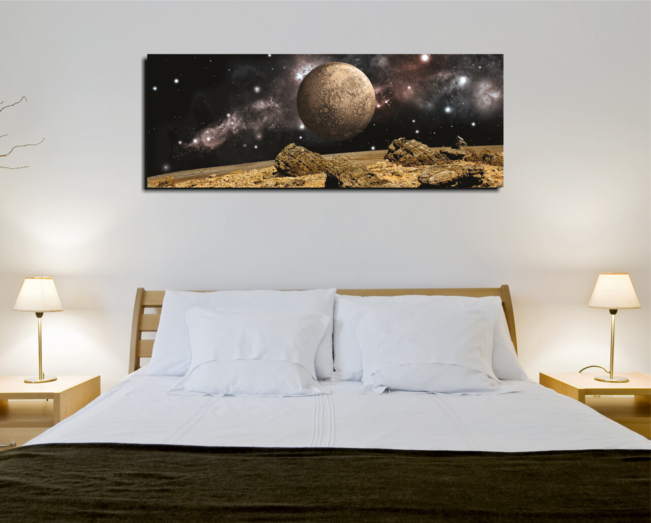 Tablou decorativ, PC038, 30 x 80 cm, Multicolor - view 2