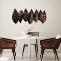 Decoratiune de perete, Hornbeam 2, Metal, Dimensiune: 114 x 52 cm, Multicolor