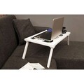 Masuta laptop, Vella, Gusto Cats, 60x24.5x35 cm, PAL, Alb