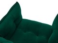Fotoliu, Canna, Mazzini Sofas, 90x100x88 cm, catifea, verde bottle