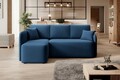 Coltar extensibil stanga 3 locuri ELTAP, Hadson, 206x150x89 cm, lemn/poliester, albastru inchis