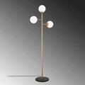 Lampadar, Fulgor, 942FLG1502, Metal, Auriu