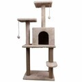 Casă pentru pisici, Paws & Whiskers, Calista, MATERIAL TEXTIL WELSOFT, Bej
