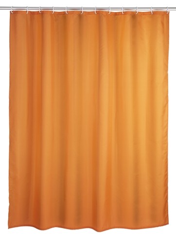 Poza Perdea de dus anti-mucegai, Wenko, Single-colour, 180 x 200 cm, poliester, portocaliu