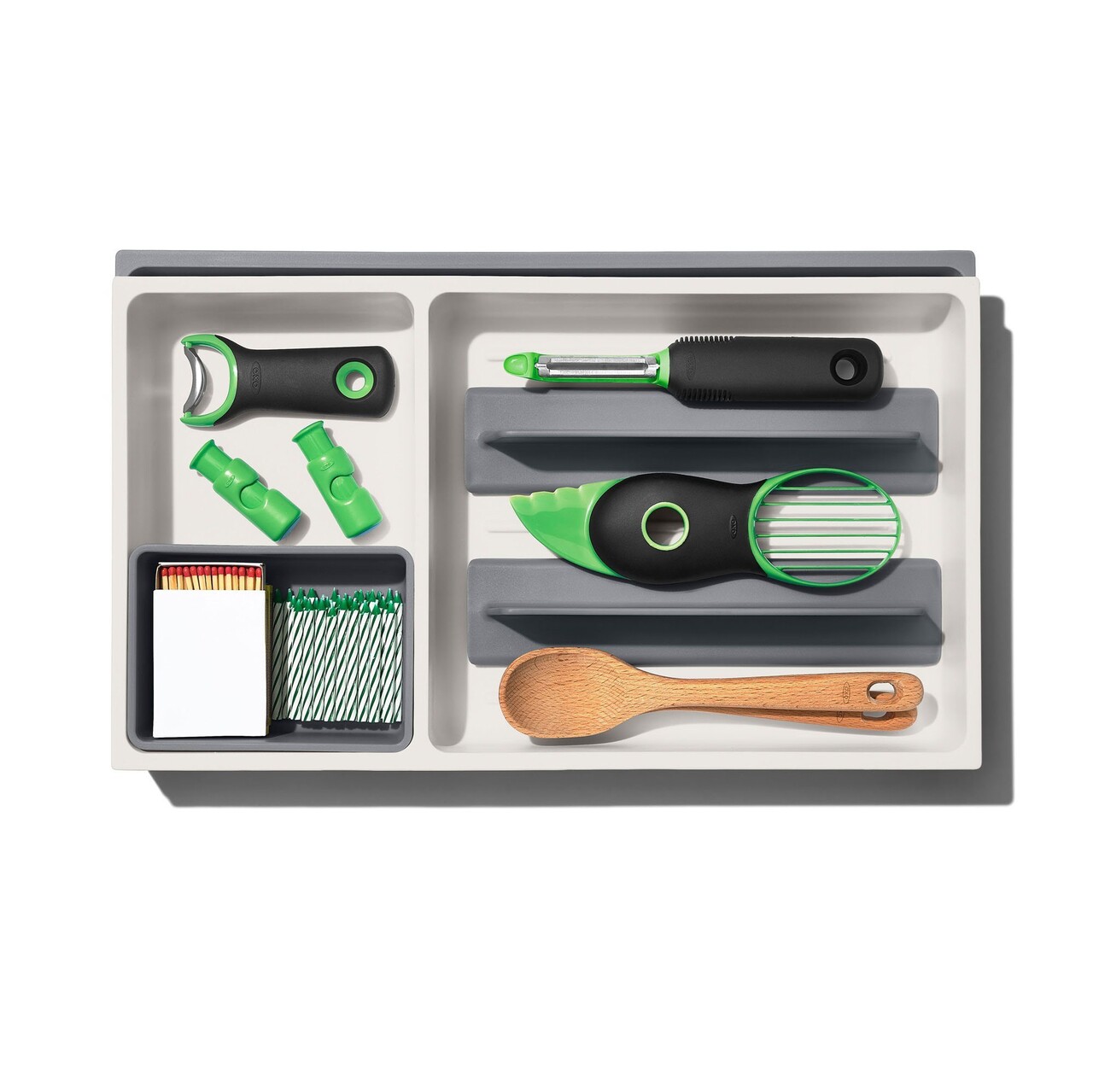 Organizator extensibil pentru sertar, plastic, 25-45,9 cm, "Good Grips" - OXO - imagine 13