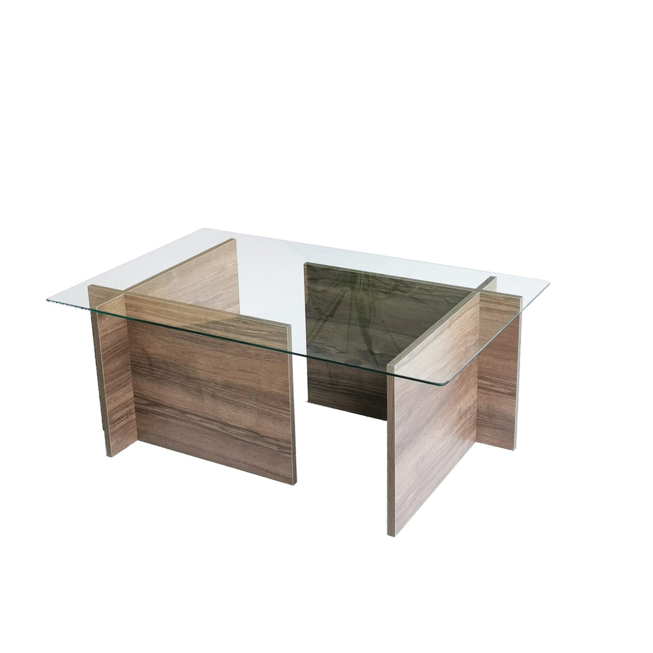 Masuta de cafea, Hanah Home, New Escape, 105x40x65 cm, Maro - view 8