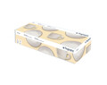 Set 6 cesti de cafea cu farfurie Louise Stay, Tognana Porcellane, 100 ml, ceramica, multicolor