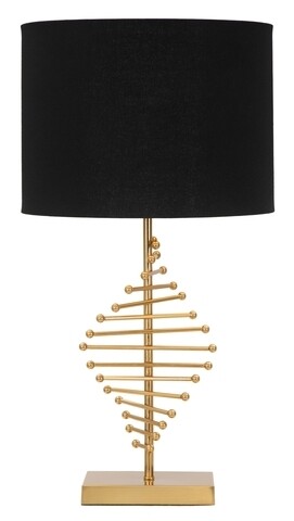 Lampa de masa, Sticky, Mauro Ferretti, 1 x E27, 40W, negru/auriu Iluminat