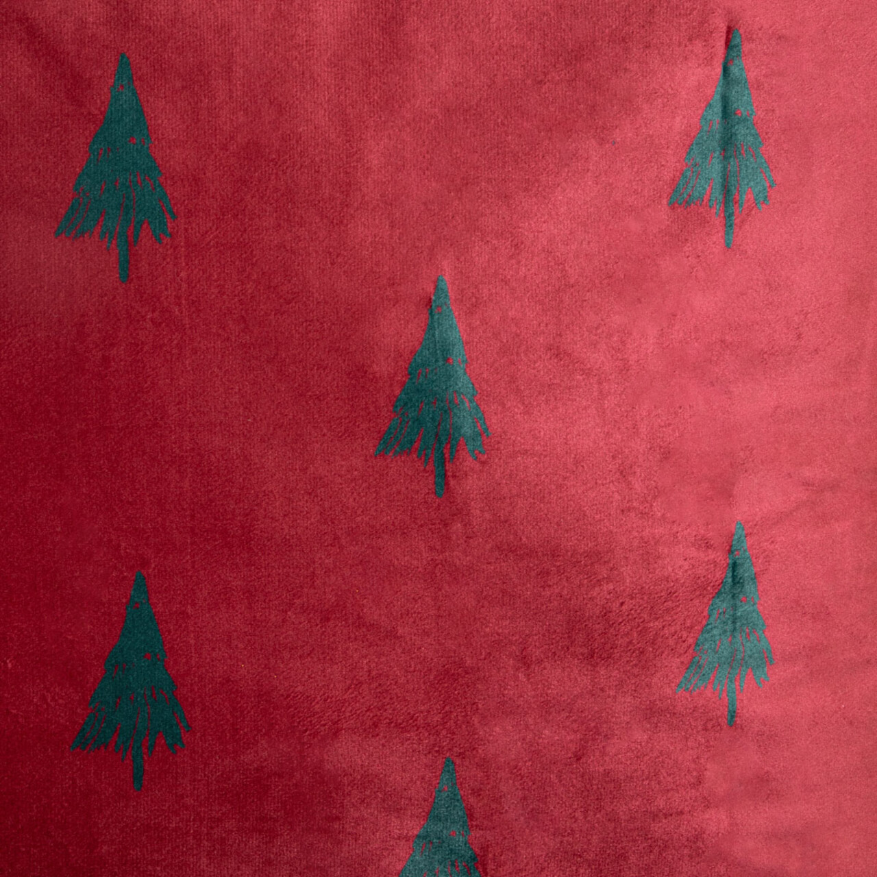 Lenjerie de pat dubla Festa, Homla, 3 piese, 160x200 cm, poliester, rosu/verde - 2 | YEO