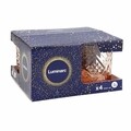 Set 4 pahare, Luminarc, Salzburg, 300 ml, sticla, roz