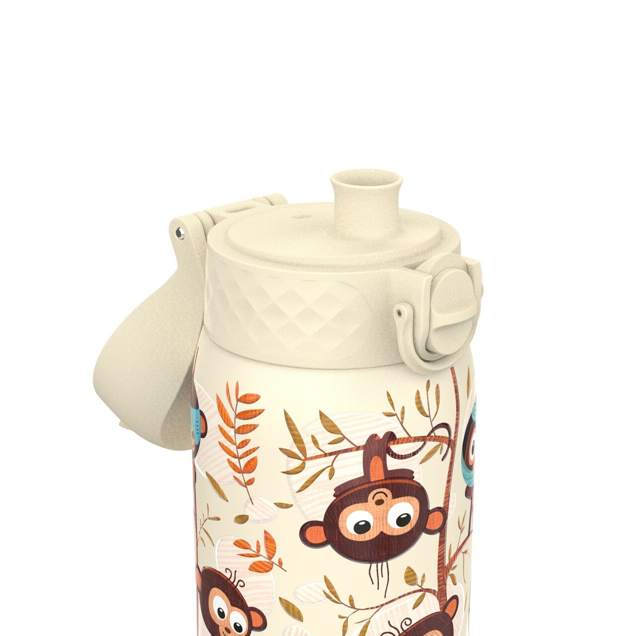 Sticla apa pentru copii, inox, 400ml, Monkeys - Ion8 - imagine 2
