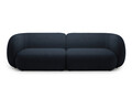 Canapea modulara 4 locuri, Kate, Micadoni, 243x99x76 cm, tesatura boucle, albastru inchis