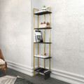 Corp biblioteca, Retricy, Alice, 45.2x21.6x180 cm, PAL, Negru