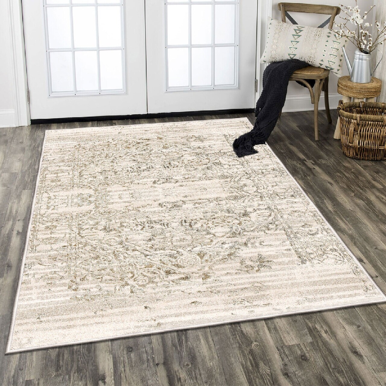 Covor Els1825 100x150 cm Catifea Multicolor