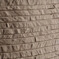 Set 2 ghivece pentru exterior Round High, Bizzotto, Ø50 x 70 cm, fibra de sticla si argila, natural