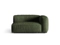 Modul dreapta pentru canapea, 1 loc, Martina-120, Micadoni Home, 160x106x75 cm, catifea, verde
