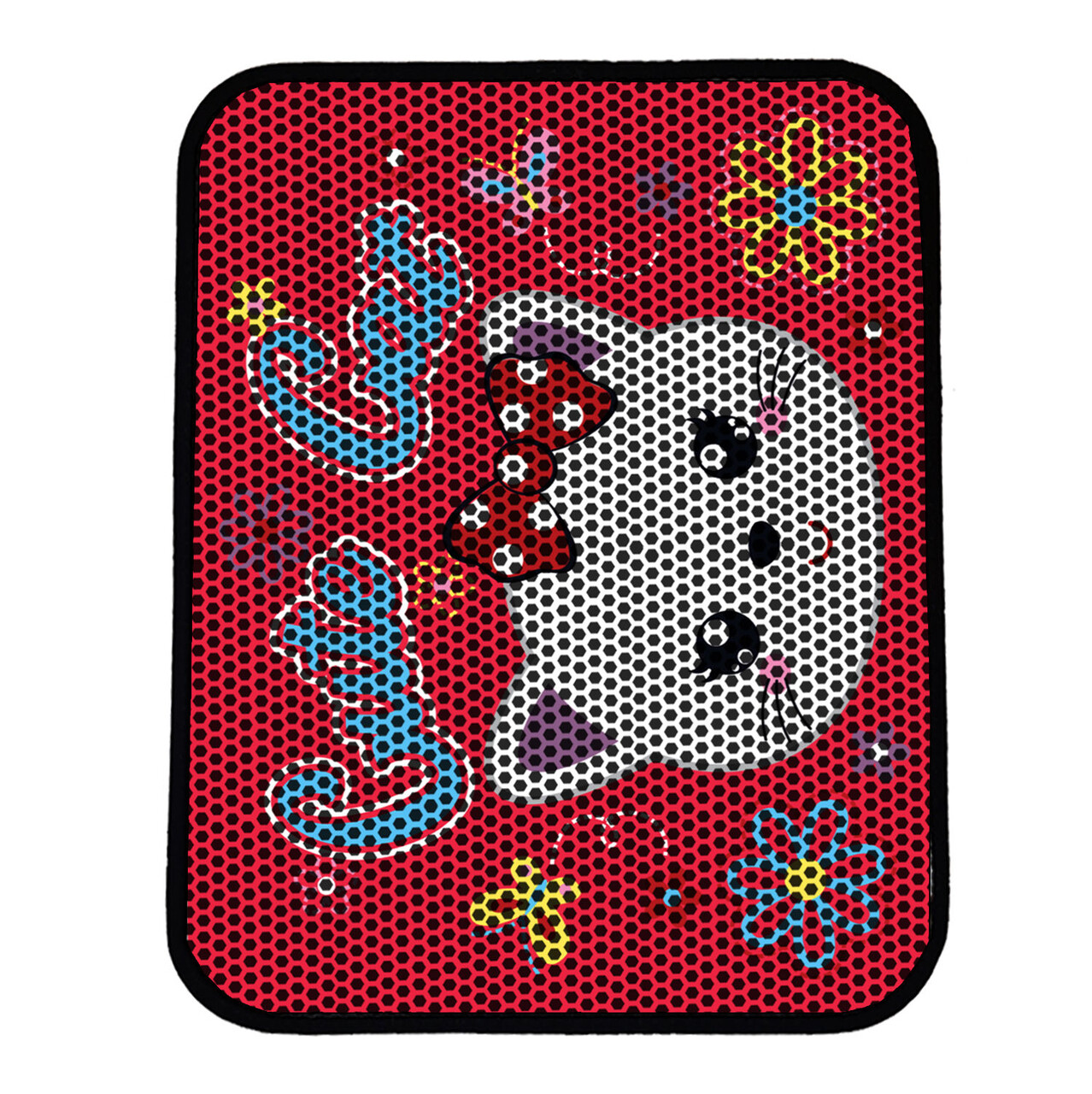 Covoras litiera pentru colectarea granulelor de nisip, Paws &amp; Whiskers, Nrszn0064, 50% PVC/50% poliester, Multicolor - view 2