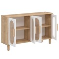 Consola, Odessa, Vera, 120x73x30 cm, PAL, Stejar safir / Nuc