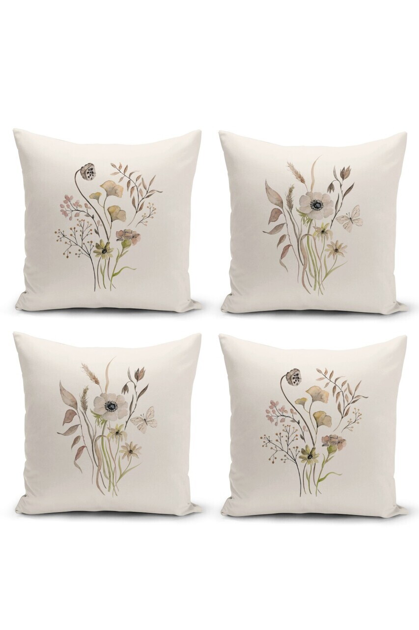 Set fete de perna, Artflowerset4-71, Poliester, Multicolor — imaginea 2