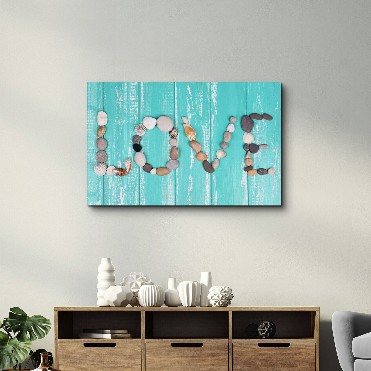 Tablou decorativ, OGLS-1102, Dimensiuni: 46 x 72 cm, Multicolor — imaginea 2