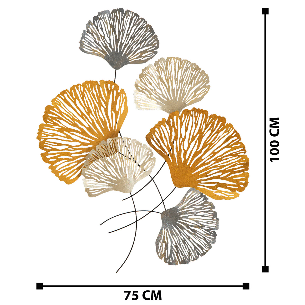 Decoratiune de perete, Myth, Dimensiune: 75 x 5 x 100 cm, Multicolor - imagine 8