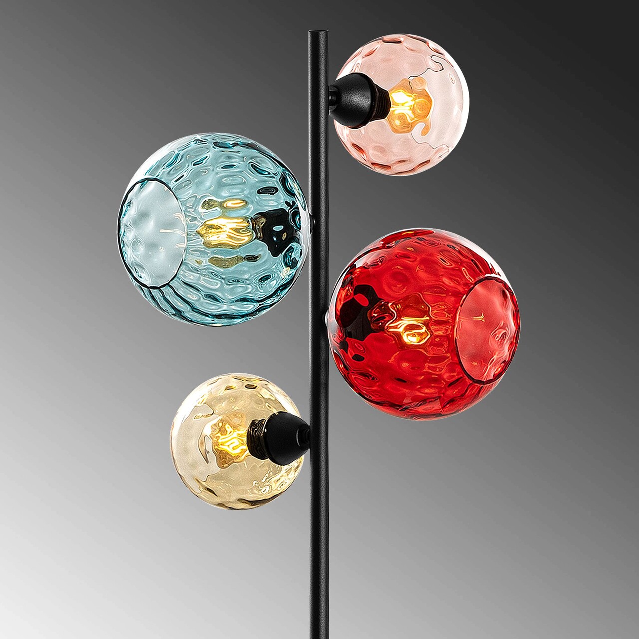 Lampadar, L'essentiel Maison, 521SHN3657, Multicolor / Negru - view 7