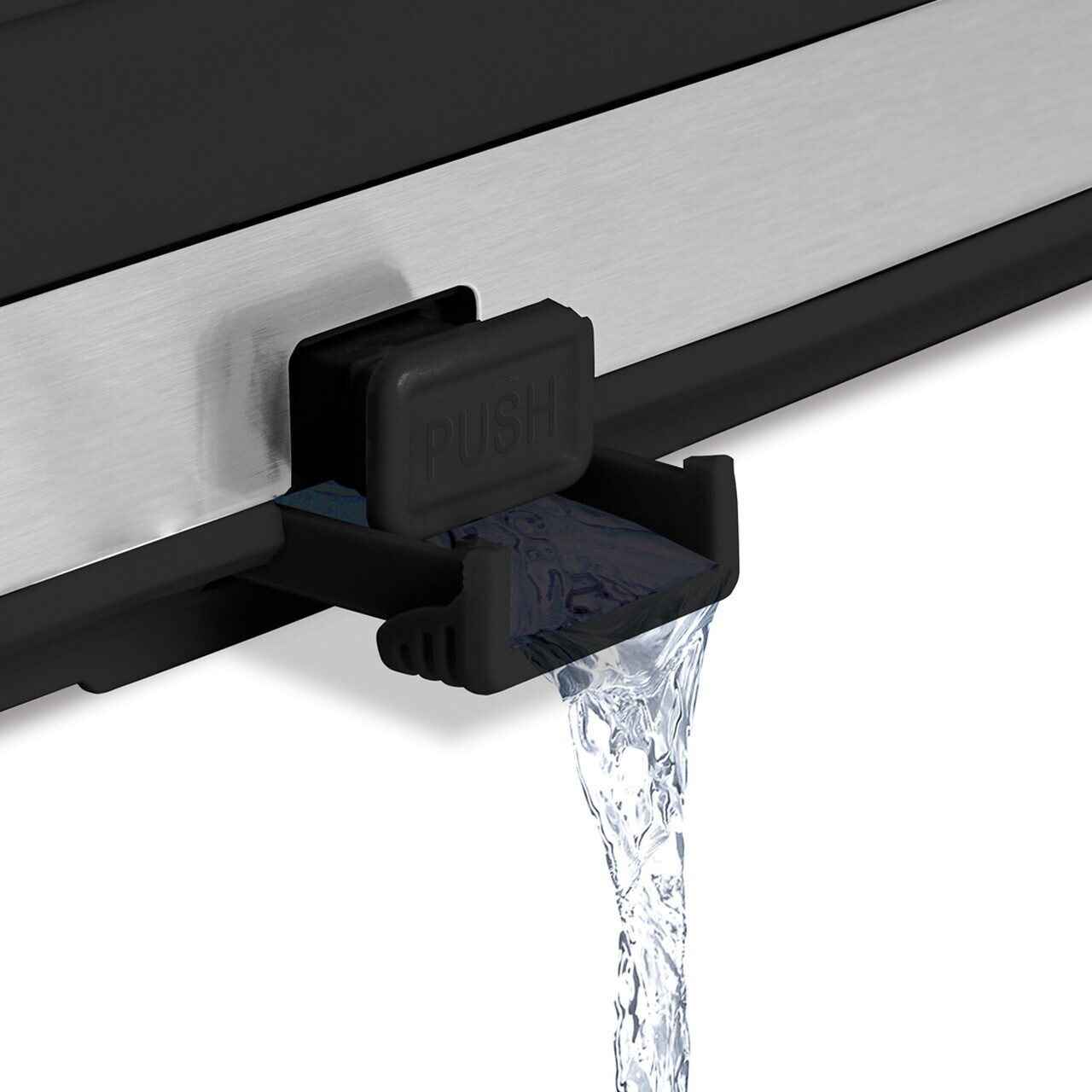 Scurgator de vase reglabil Berlinger Haus, Black Rose, 36.6x29.8x13 cm, inox/plastic, negru - imagine 5