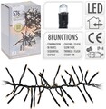 Instalatie de Craciun, 576 LED-uri, alb