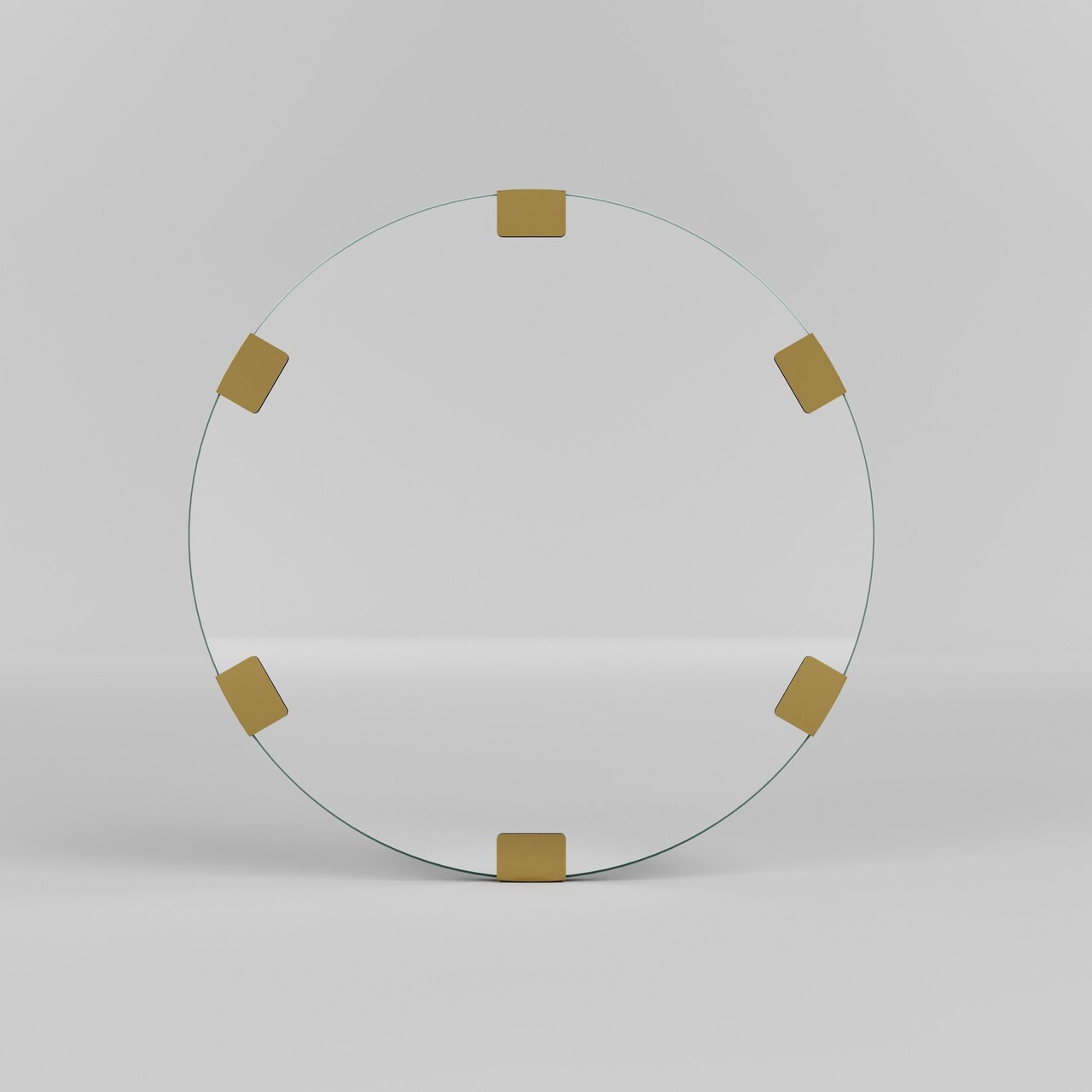 Oglinda decorativa, Neostill, Chakra, Metal, Auriu - 2 | YEO
