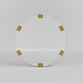 Oglinda decorativa, Neostill, Chakra, Metal, Auriu