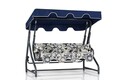 Balansoar de gradina 2 locuri, Clara, Morus Saat, Metal, Multicolor