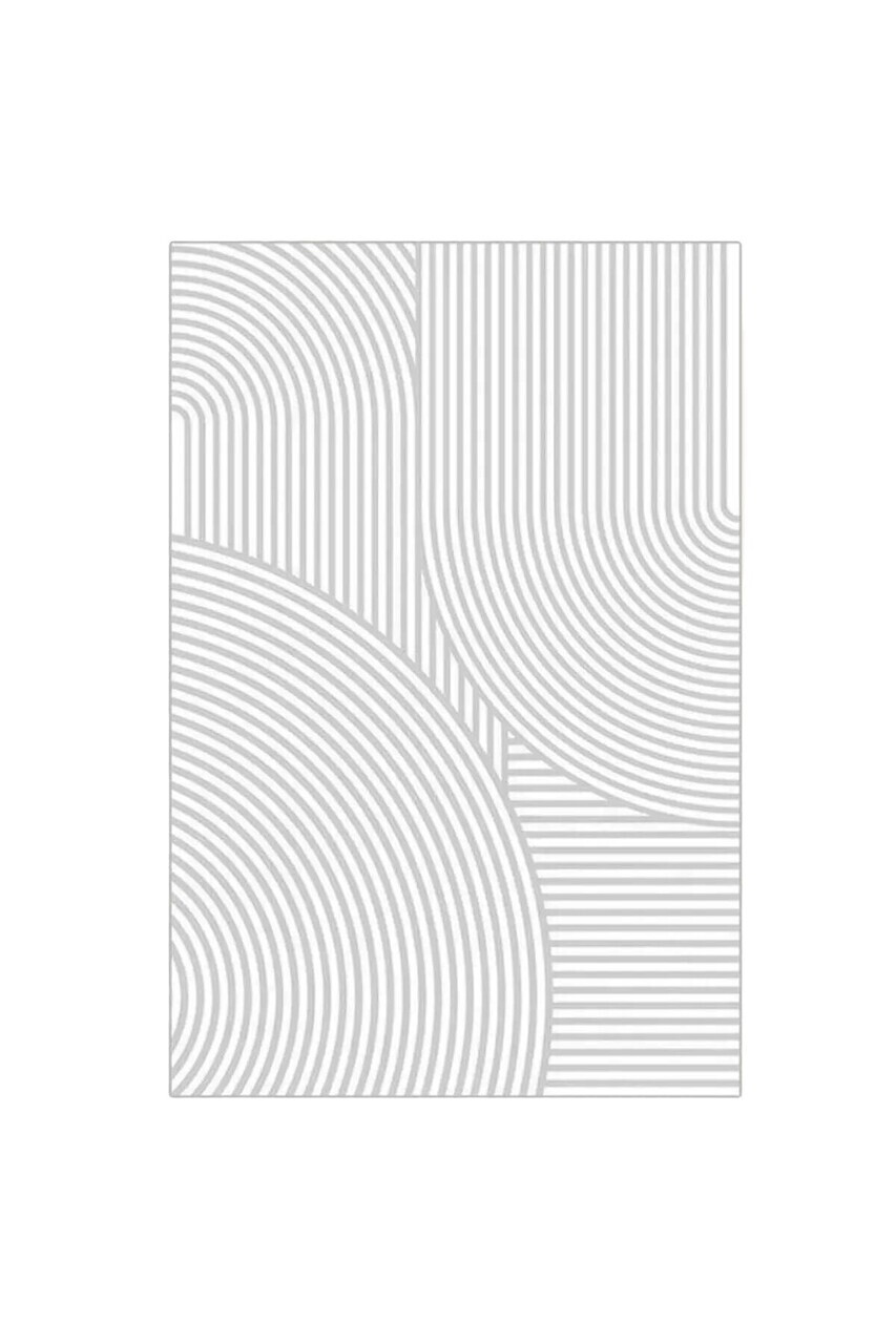 Covor, CLR-7301-HALI-56, 60x200 cm, Poliester, Gri — imaginea 2