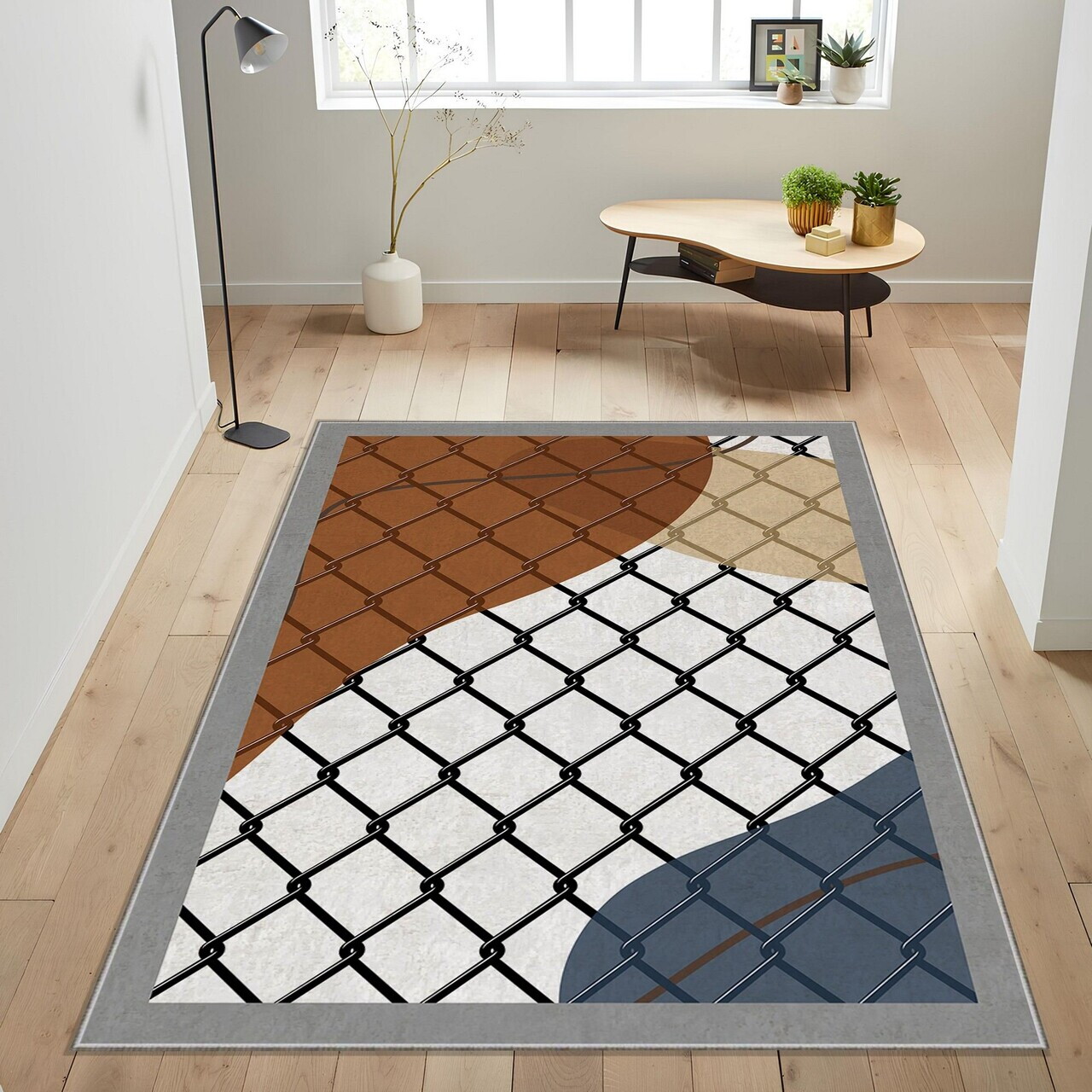 Covor, HM-CRP25-17, 100x140 cm, Poliester, Multicolor — imaginea 3