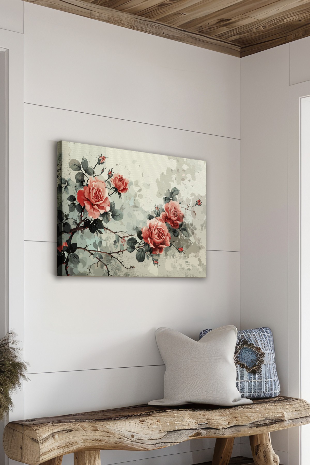 Tablou decorativ, Ersysb038, Canvas, 50 x 70 cm, Multicolor