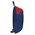 Rucsac pentru copii, Safta, University Mini, 22 x 39 x 10 cm, poliester, albastru/rosu