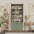 Dulap multifunctional, Hanah Home, Lisa 1600-228, 80x190x37 cm, Verde