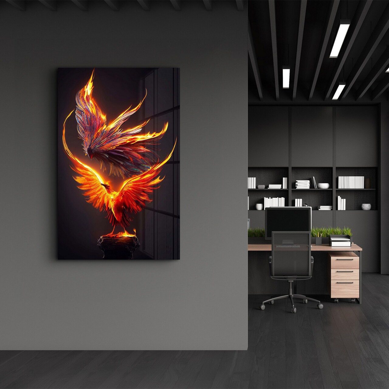 Tablou decorativ SPR-1299 Dimensiuni: 70 x 110 cm Multicolor