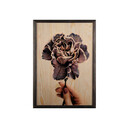 Tablou decorativ, Violet, Lemn, Lemn, Multicolor